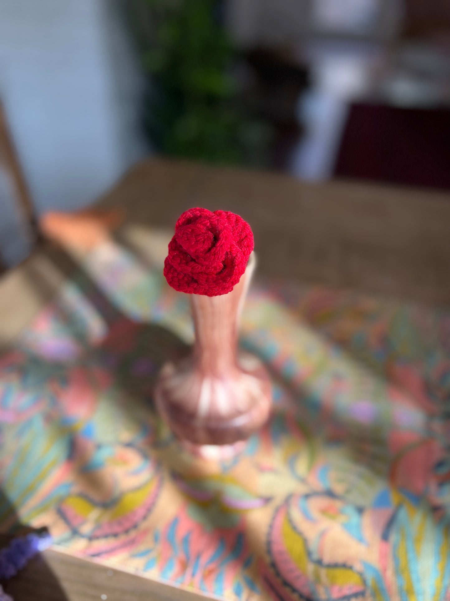 Enchanting Elegance Crochet Rose