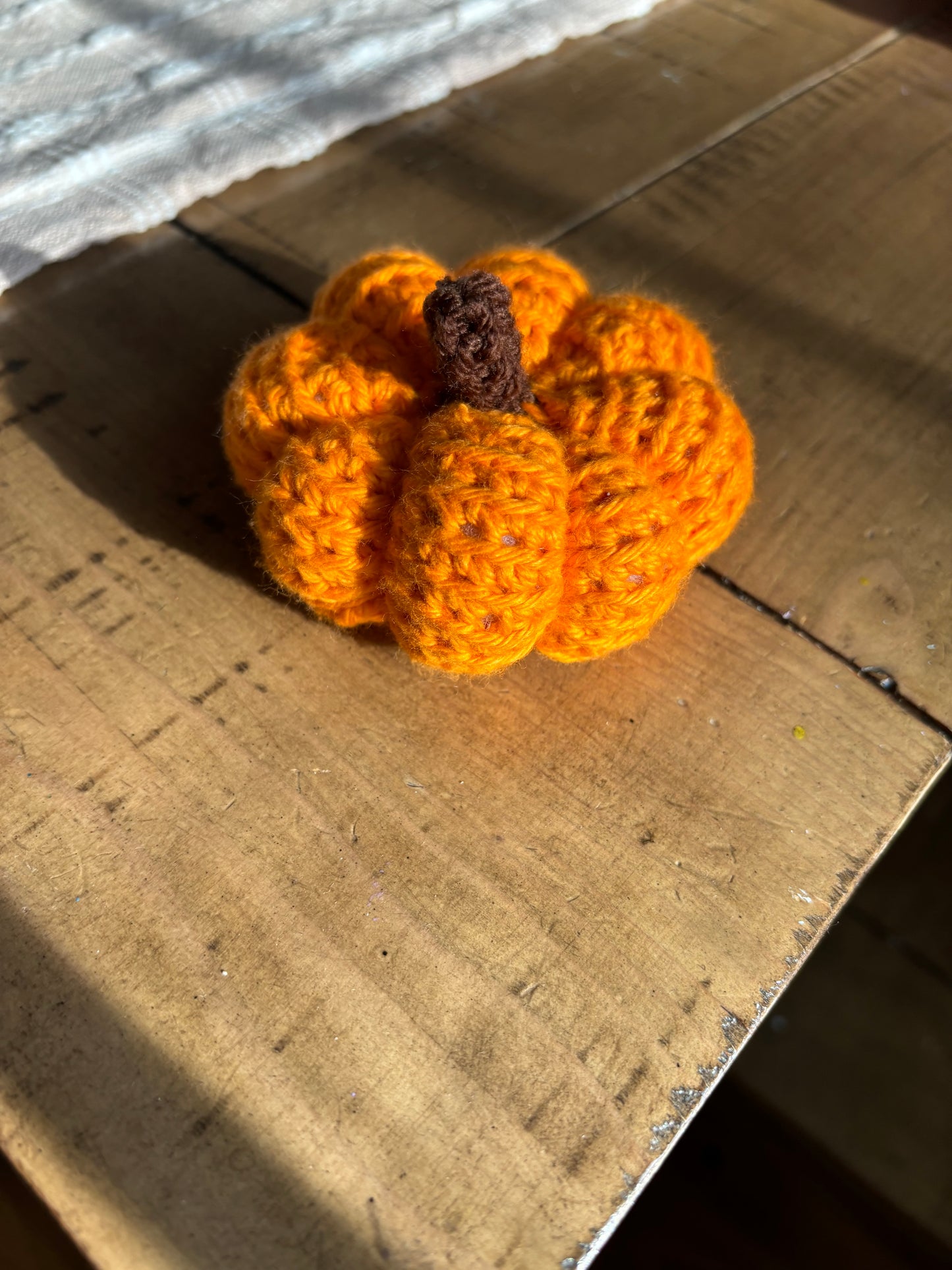 Crochet pumpkins