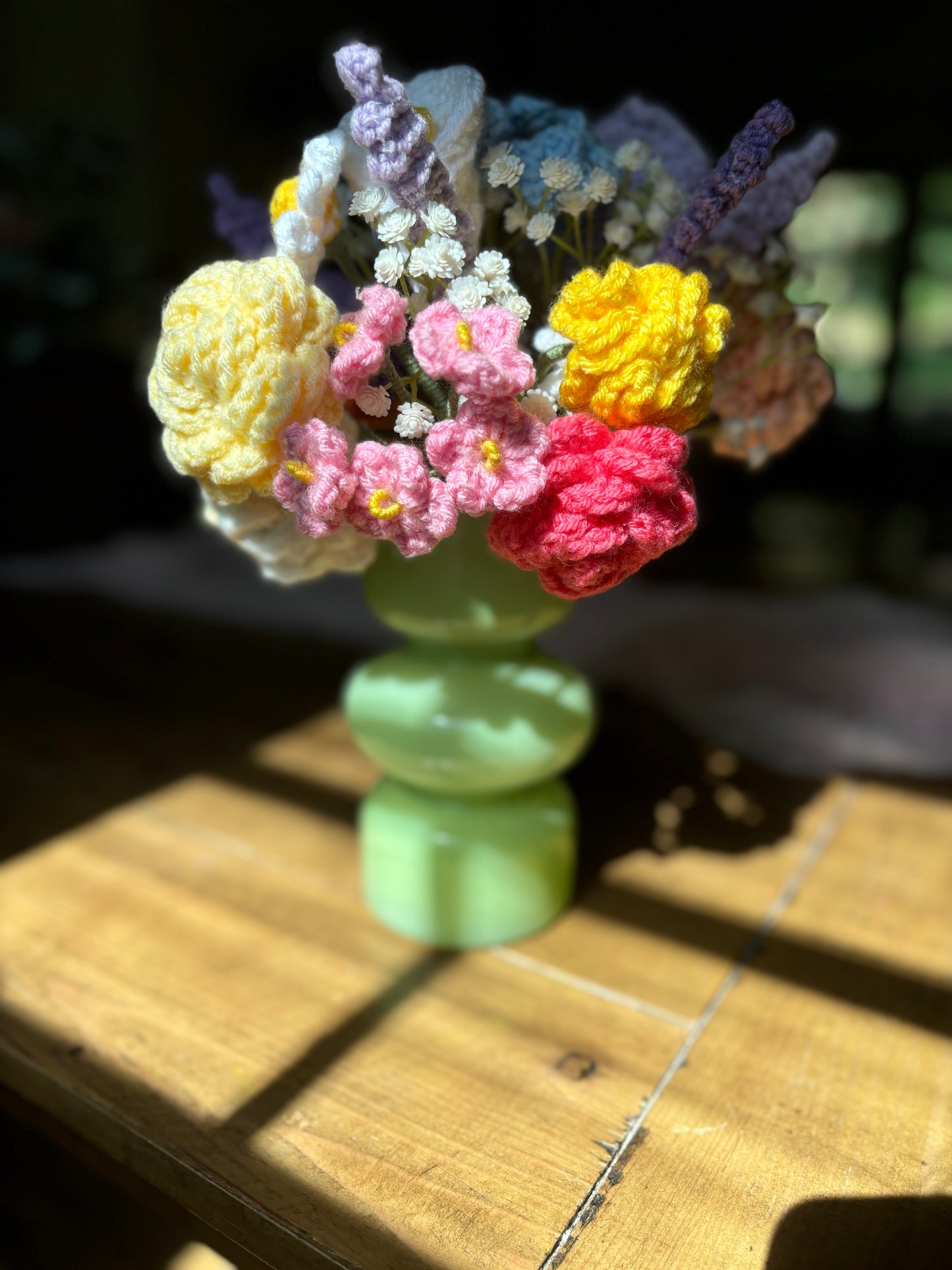 24 Stem Everlasting Crochet Bouquet