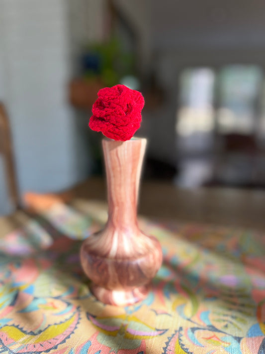 Enchanting Elegance Crochet Rose