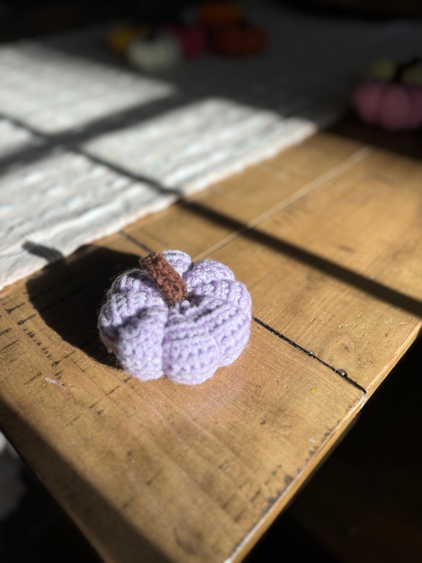 Crochet pumpkins