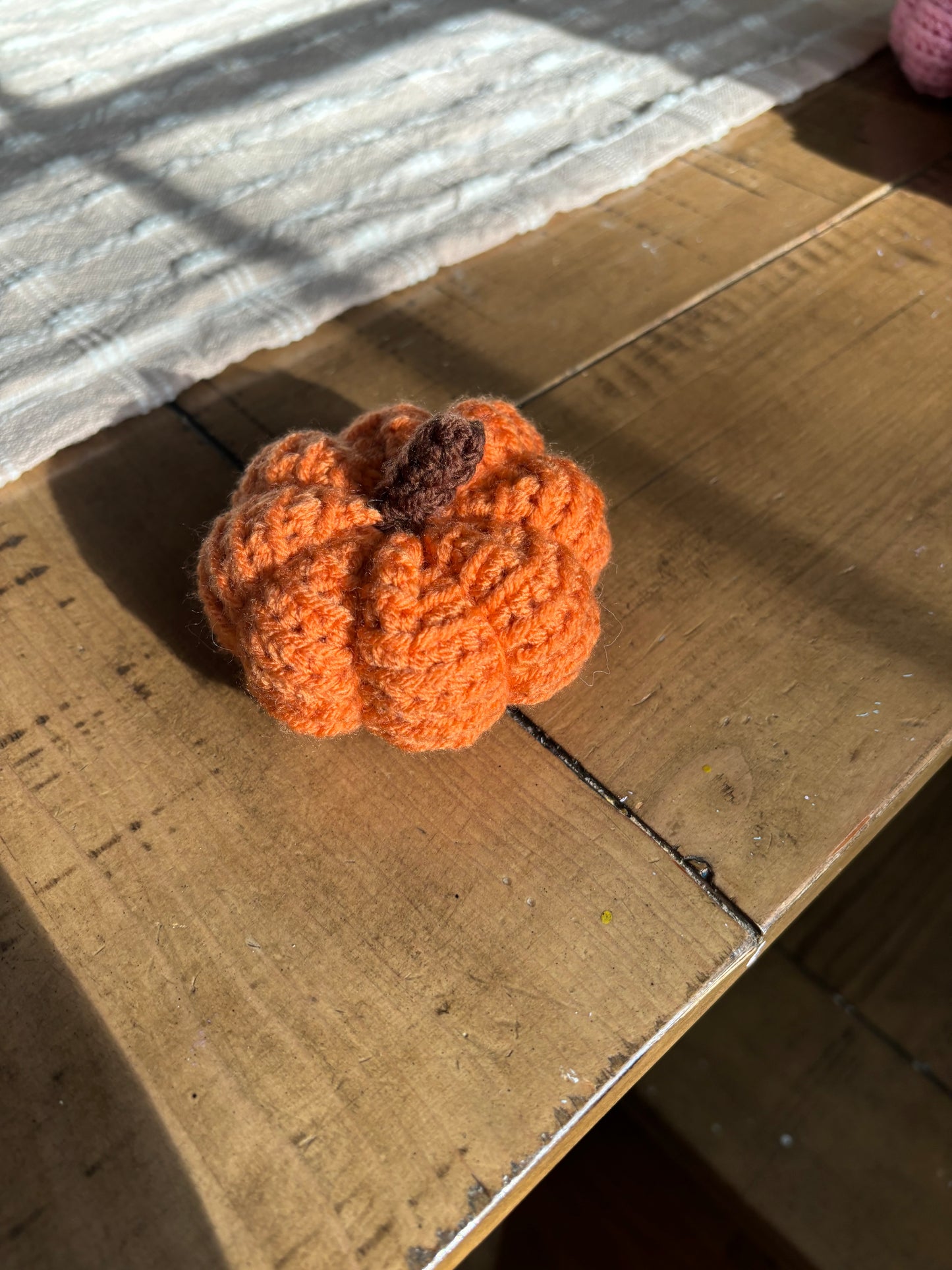 Crochet pumpkins