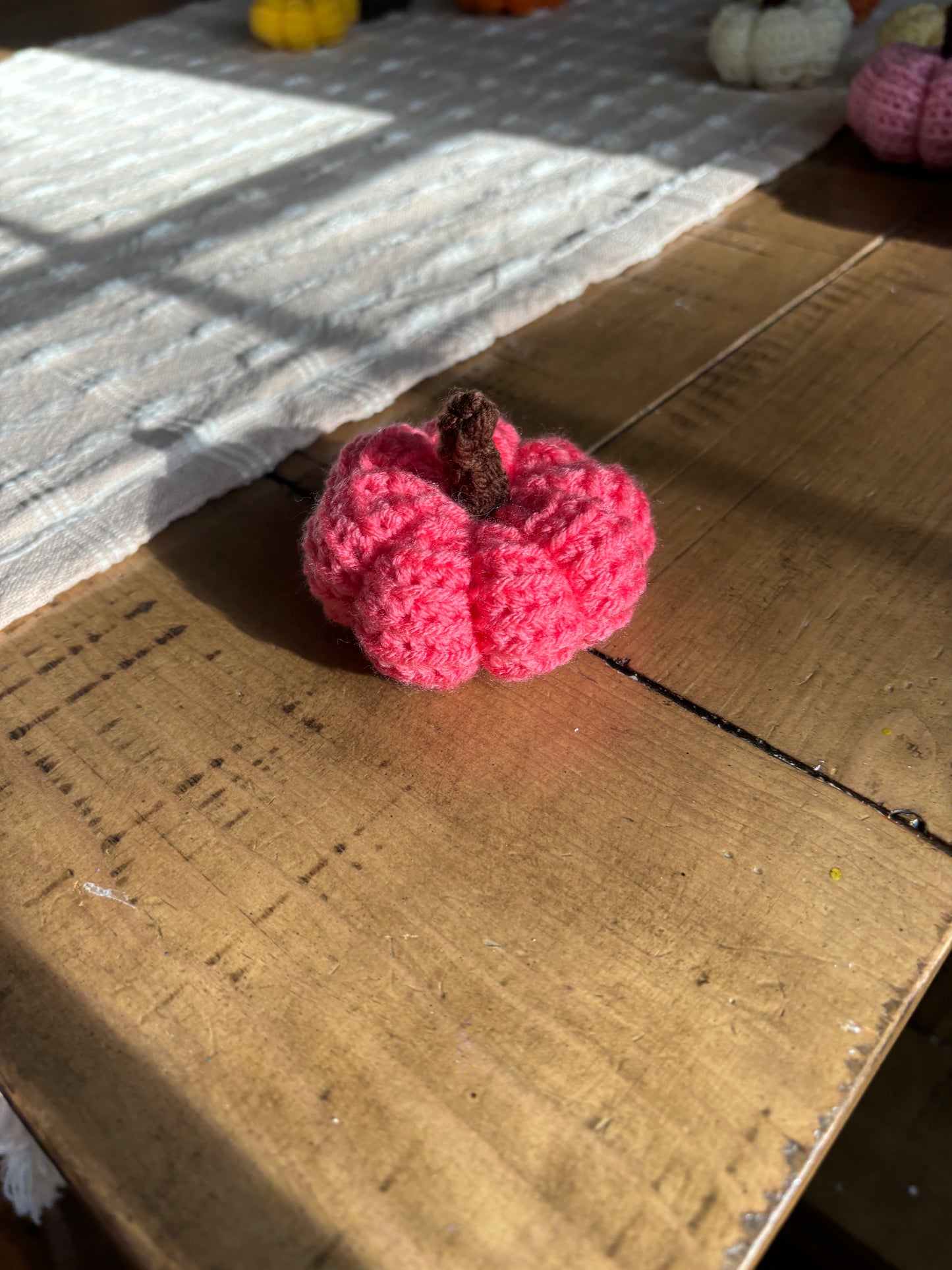 Crochet pumpkins