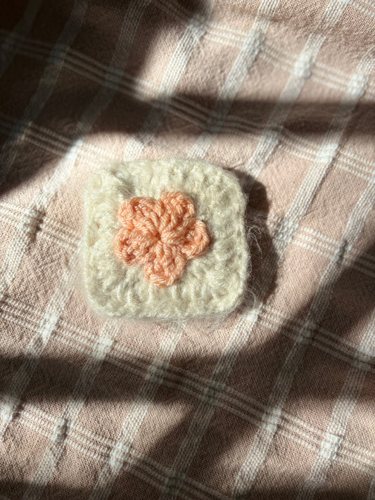 Crochet Personalized ornament flower