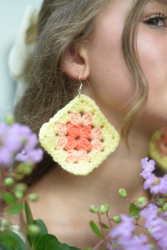 "Fearless" Crochet Earrings