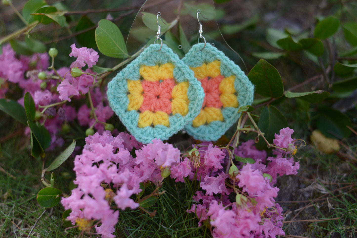 "Cruel Summer" Crochet Earrings