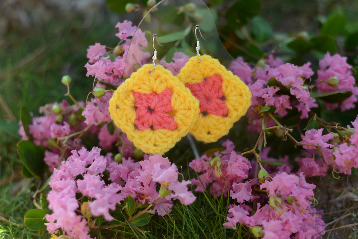 "Daylight" Crochet Earrings