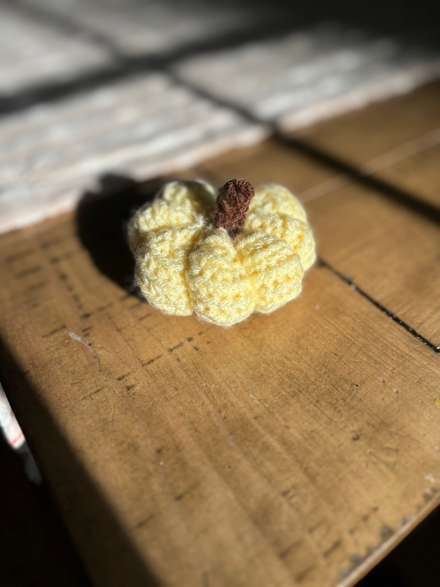 Crochet pumpkins