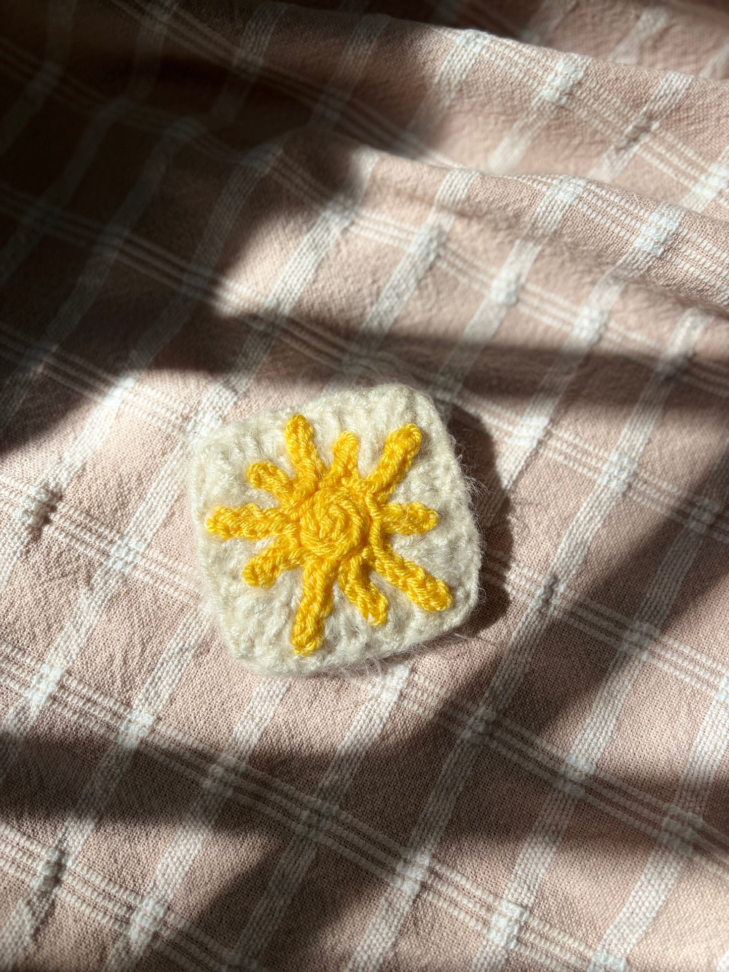 Crochet personlized ornaments sunshine